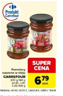 Pomidory suszone w oleju CARREFOUR