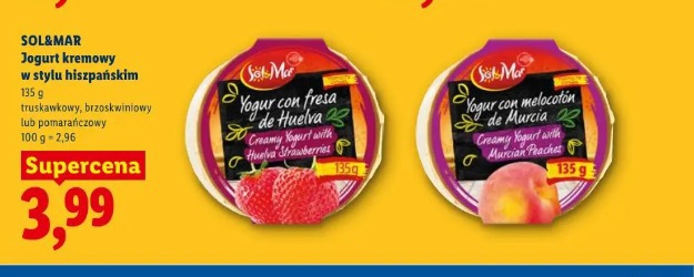 Sol&Mar Jogurt kremowy w stylu hiszpańskim