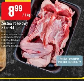 Zestaw rosołowy z kaczki