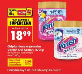 Odplamiacz w proszku Vanish Oxi Action