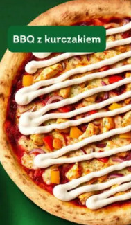 Pizza BBQ z kurczakiem