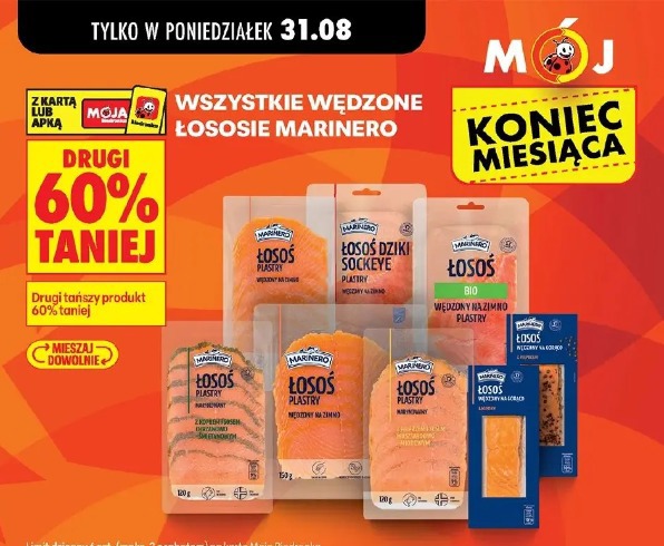 Wszystkie wędzone łososie Marinero