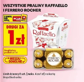 Wszystkie praliny Raffaello i Ferrero Rocher