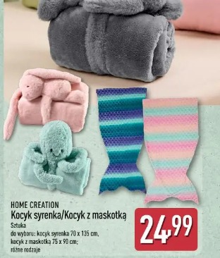 Home Creation Kocyk syrenka/Kocyk z maskotką