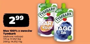 Mus 100% z owoców Tymbark