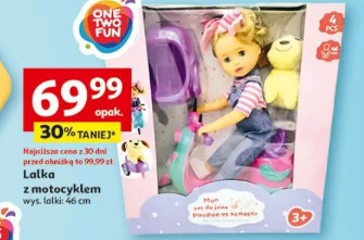 Lalka z motocyklem