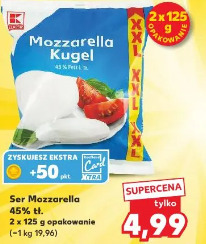 Ser Mozzarella 45% tł.
