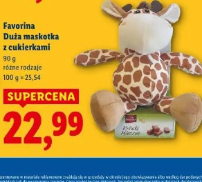 Favorina Duża maskotka z cukierkami