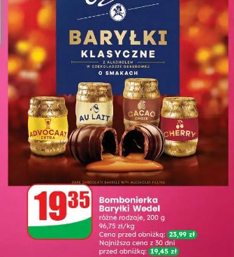 Bombonierka Baryłki Wedel