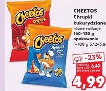 Cheetos Chrupki kukurydziane różne rodzaje