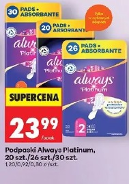 Podpaski Always Platinum