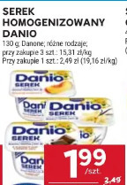 Serek homogenizowany Danio Danone