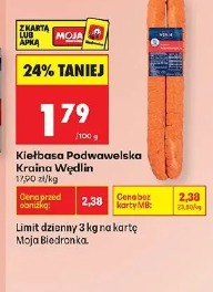 Kiełbasa Podwawelska Kraina Wędlin