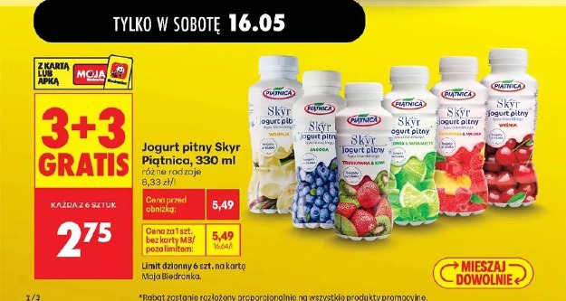 Jogurt pitny Skyr Piątnica