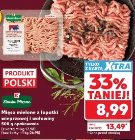 Stoisko Mięsne Mięso mielone z łopatki wieprzowej i wołowiny
