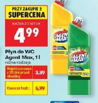 Płyn do WC Agent Max, 1 l