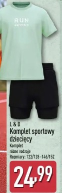 L & D Komplet sportowy dziecięcy