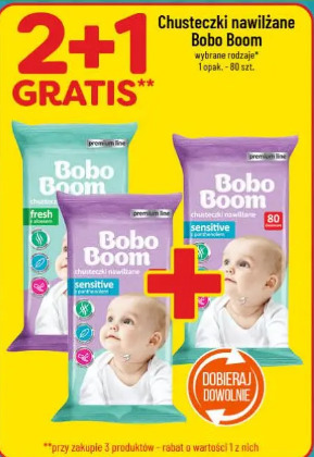 Chusteczki nawilżane Bobo Boom