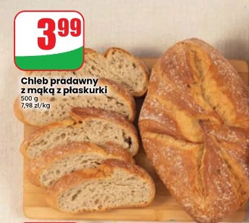 Chleb pradawny z mąką z płaskurki