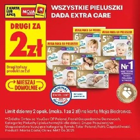 Wszystkie pieluszki Dada Extra Care