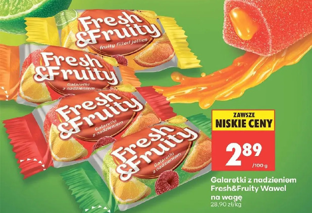 Galaretki z nadzieniem Fresh&Fruity Wawel