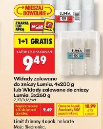 Wkłady zalewane do zniczy Lumia, 4x200 g lub Wkłady zalewane do zniczy Lumia, 3x250 g