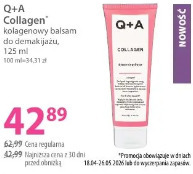 Q+A Collagen kojący łagodzący balsam do demakijażu