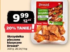 Skrzydełka pieczone klasyczne Drosed