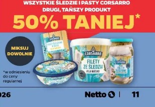 Wszystkie śledzie i pasty Corsarro