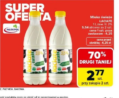 Mleko świeże Łaciate