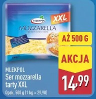 Mlekpol Ser mozzarella tarty XXL