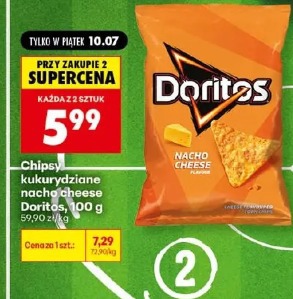 Chipsy kukurydziane nacho cheese Doritos