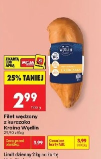 Filet wędzony z kurczaka Kraina Wędlin