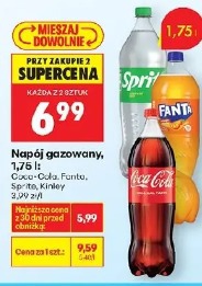 Coca-Cola, Fanta, Sprite, Kinley napój gazowany