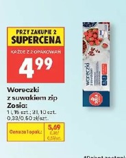 Zosia woreczki z suwakiem zip