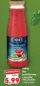 Cirio Sos pomidorowy z bazylią