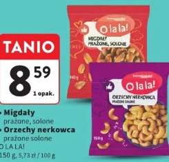 Migdały prażone, solone O La La!