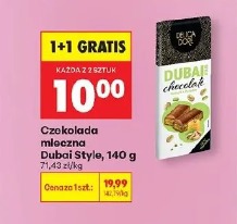 Czekolada mleczna Dubai Style