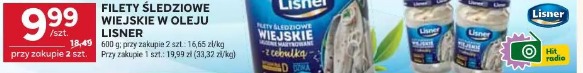 Filety śledziowe wiejskie w oleju Lisner
