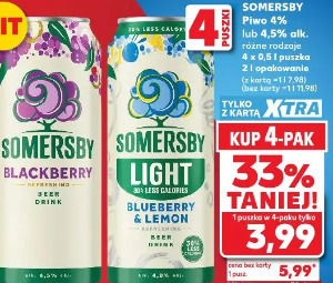 Somersby Light Blueberry & Lemon Piwo 4% alk.