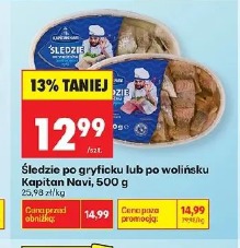 Śledzie po gryficku lub po wolińsku Kapitan Navi