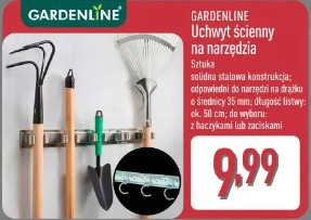 GARDENLINE Uchwyt ścienny na narzędzia