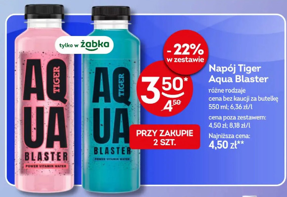 Napój Tiger Aqua Blaster