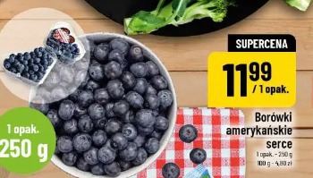 Borówki amerykańskie serce