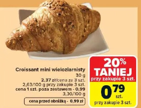 Croissant mini wieloziarnisty