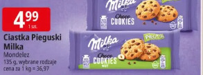 Ciastka Pieguski Milka Mondelez