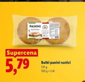 Bułki panini rustici