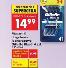 Maszynki do golenia jednorazowe Gillette Blue3