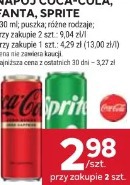Napój Coca-Cola, Fanta, Sprite
