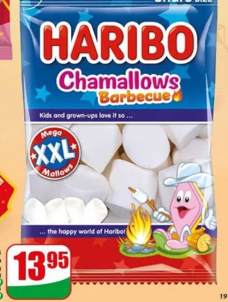 Pianki Chamallows Barbecue Haribo